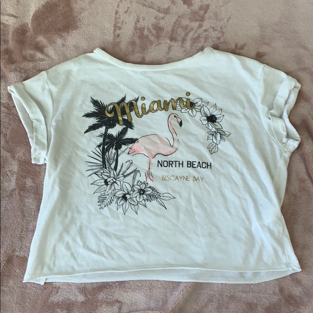 Cropped tee shirt